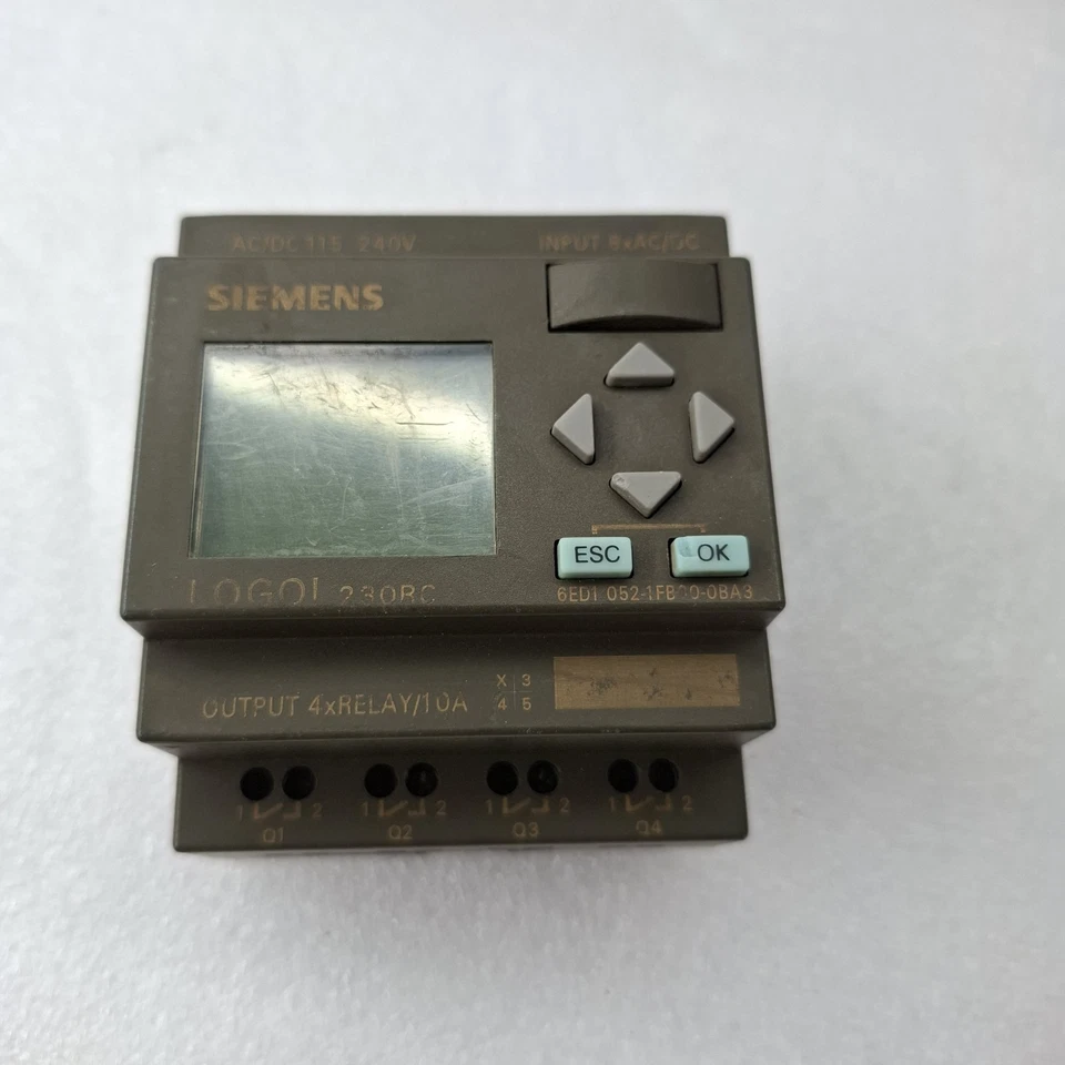 SIEMENS 6ED1052-1FB00-0BA3 LOGO 230RC AC/DC 115 240V FAST SHIP